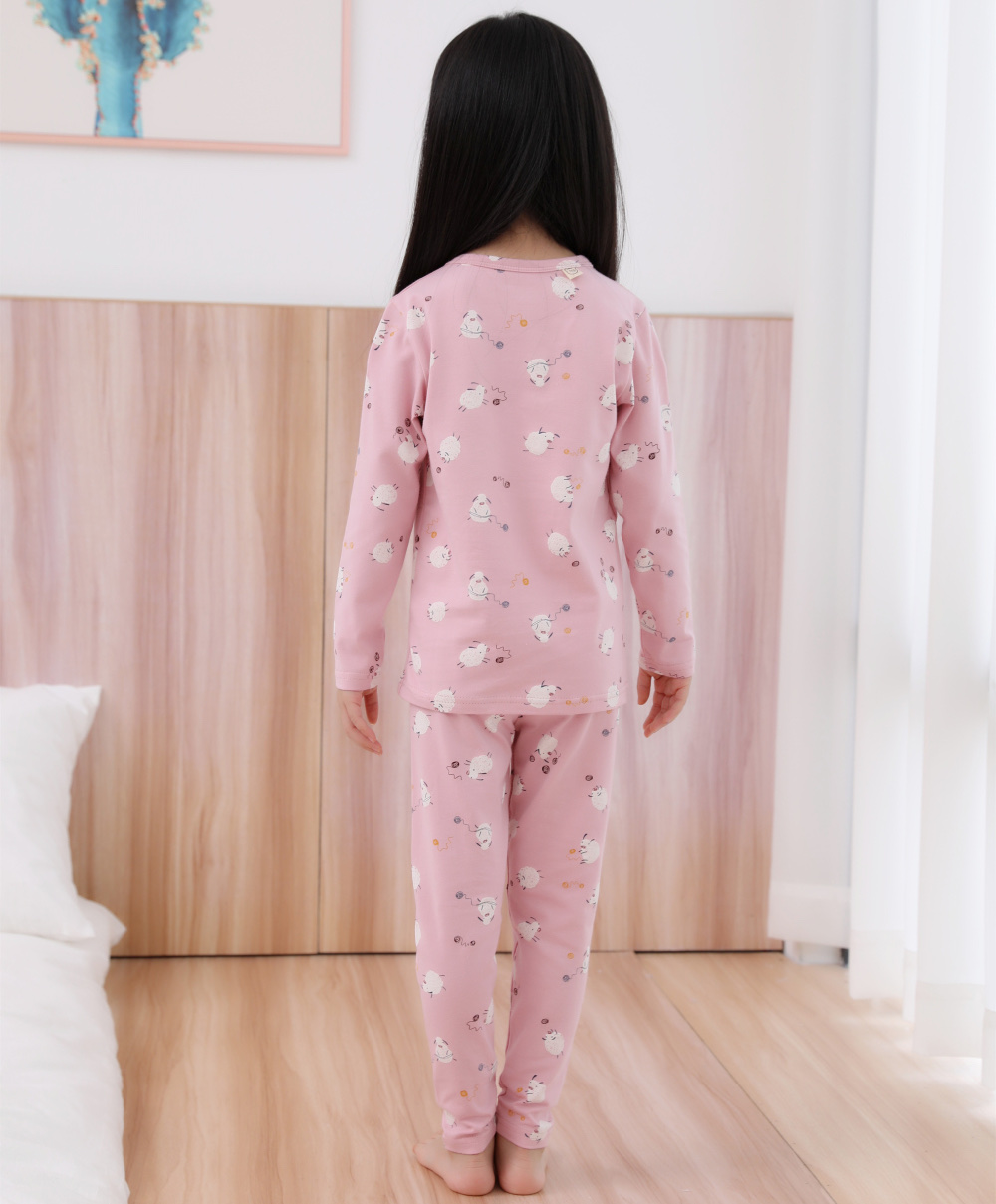 Children's Underwear Lycra Set 6033 Cotton Boys Long Johns Little Boys Pajamas Large Children's Cotton Sweater Item Picture