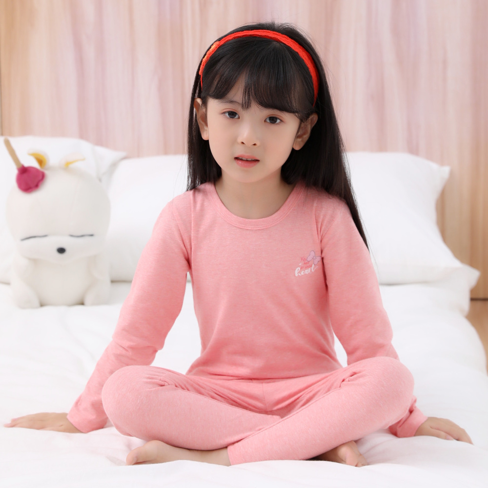 Children's Underwear Lycra Set 6035 Cotton Boys Long Johns Little Boys Pajamas Large Children's Cotton Sweater details Picture