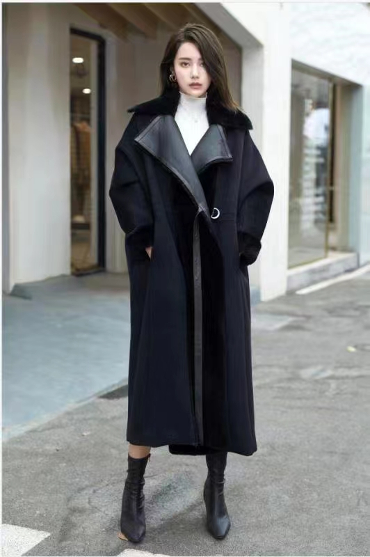 Autumn And Winter New High-End Fashion Trend Front Line Warm Cold Windproof Windproof Men And Women With Windbreaker Coat