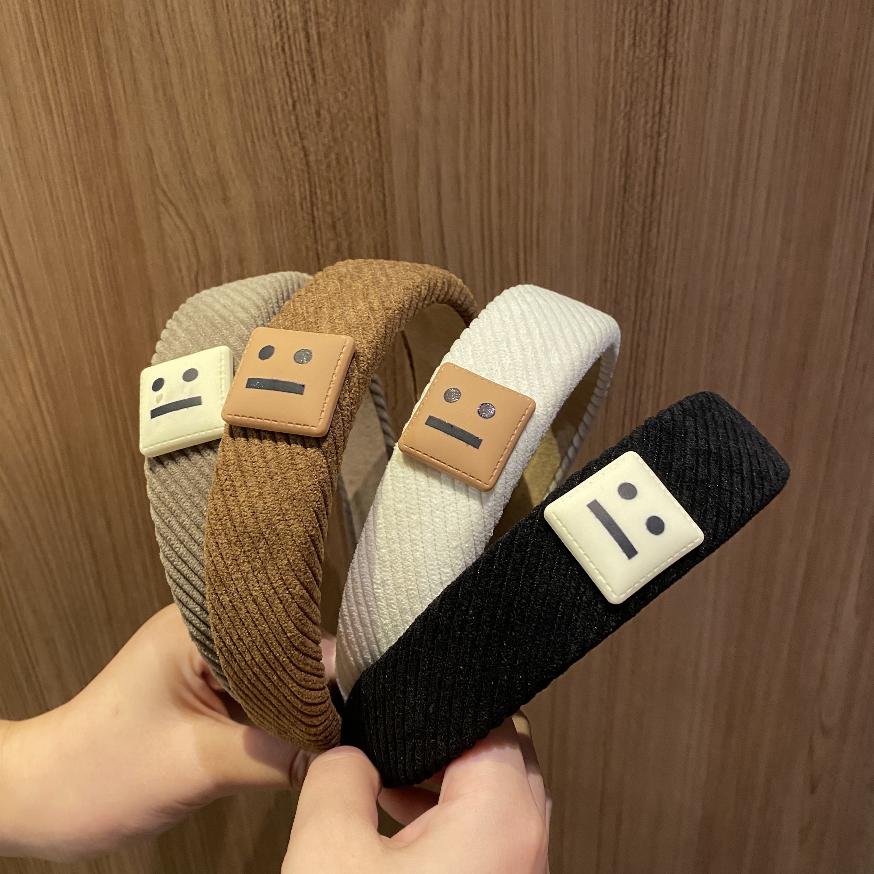 New Year's Bow Large Hair Band Cute Five Fu Hair Accessories Hair Rope Plus Label Head Circle Happiness, Peace And Health Five Fu In Place
