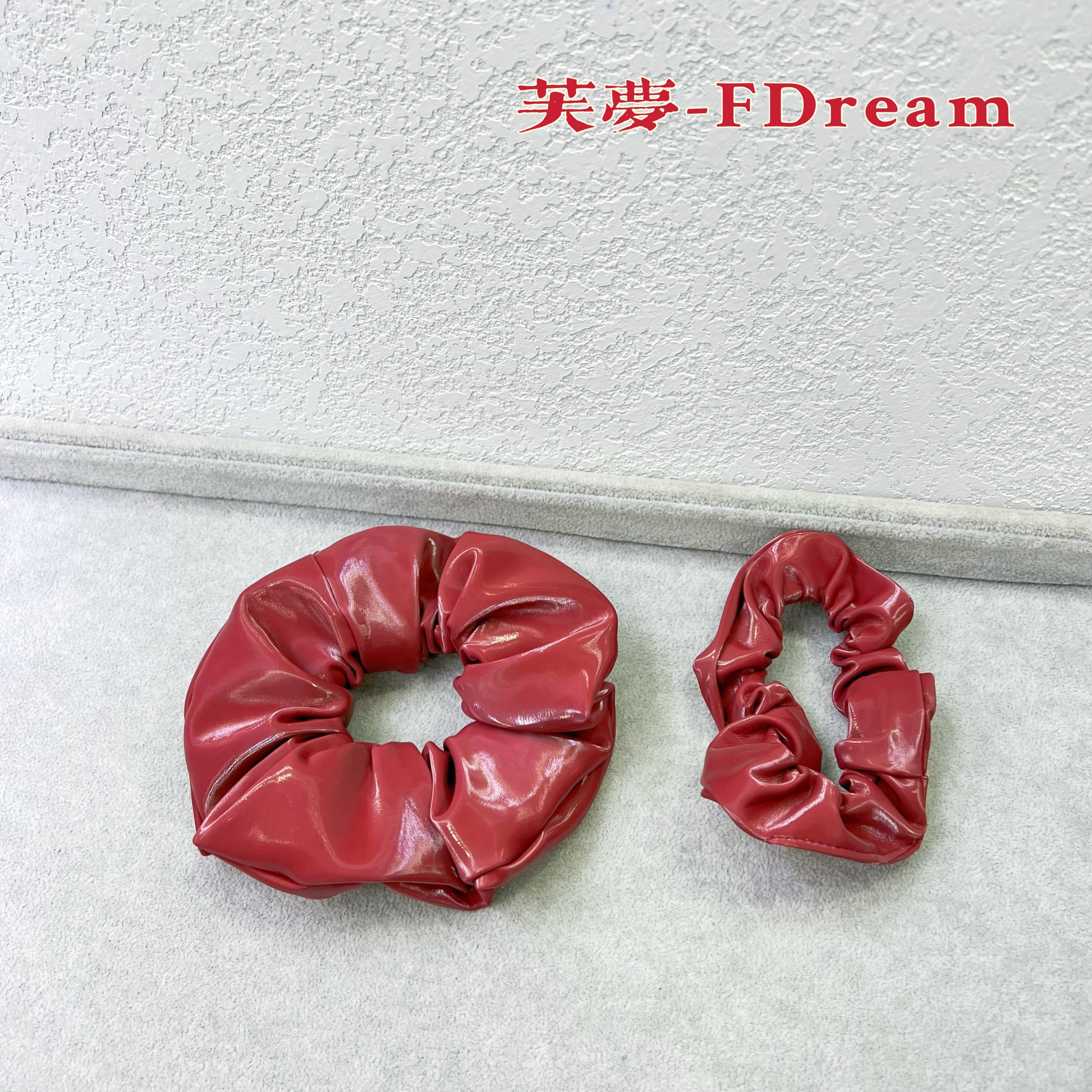 New Year's Bow Large Hair Band Cute Five Fu Hair Accessories Hair Rope Plus Label Head Circle Happiness, Peace And Health Five Fu In Place Item Picture