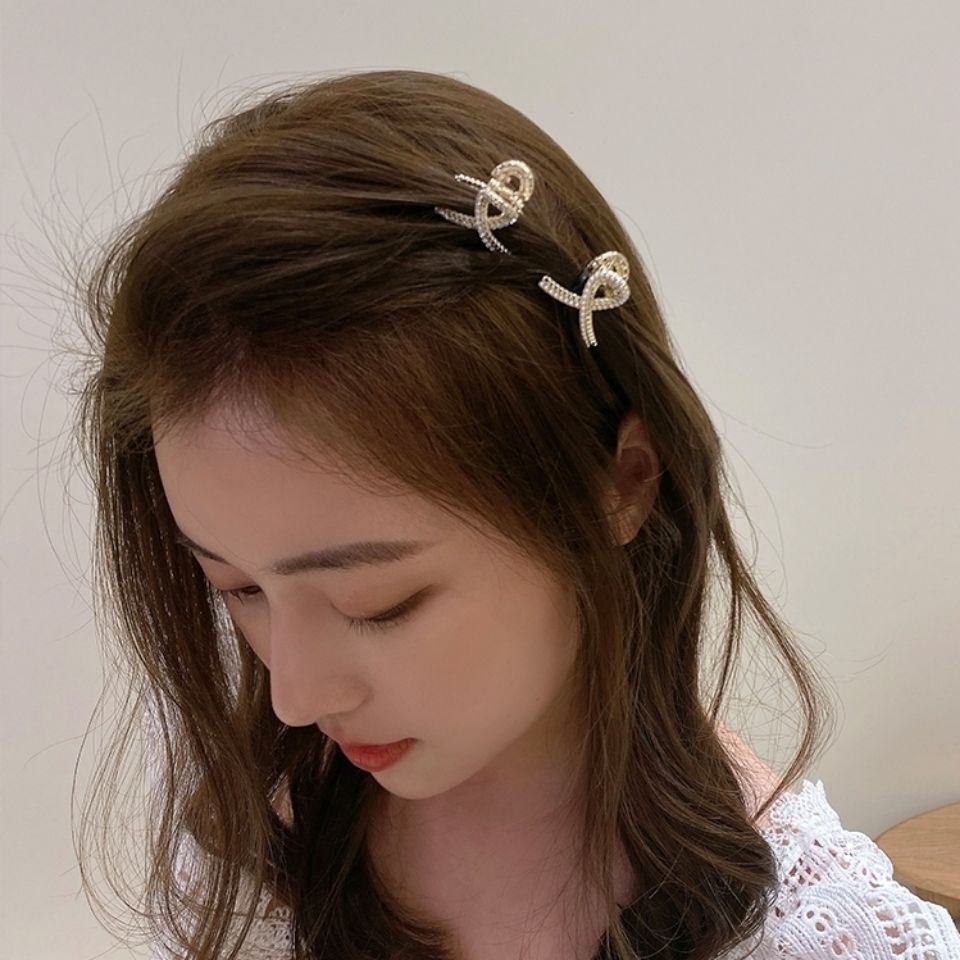 Small Clip Headdress Side Clip Female Summer Internet Celebrity New Bangs Clip Small Grab Clip Shark Clip Clip Hairpin Side Clip Item Picture
