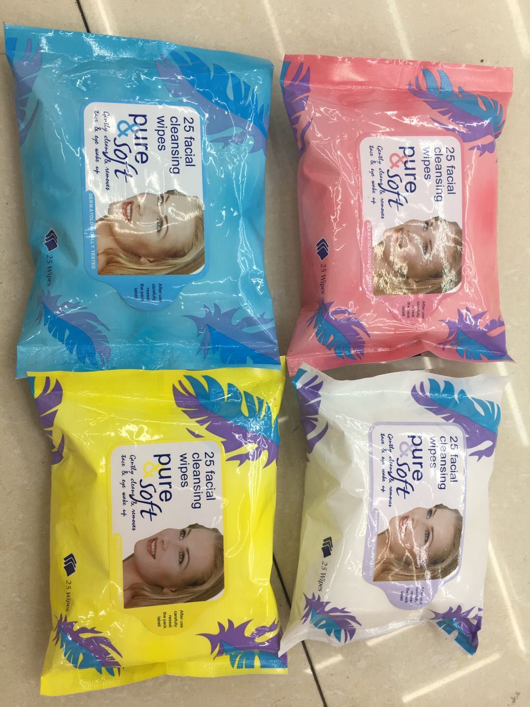 25 Beauty Makeup Remover Facial Cleanser 2-In-1 Portable Removable Wipes Application Scenario