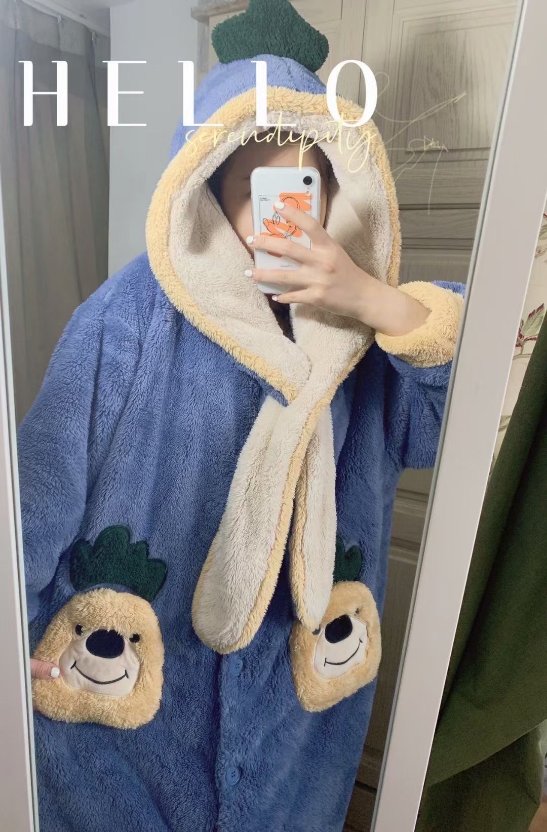 Autumn And Winter Series Of New Home Clothing Set Pajamas Pajama Pants Are Size Loose Casual Comfortable Fun Pajamas 26 details Picture