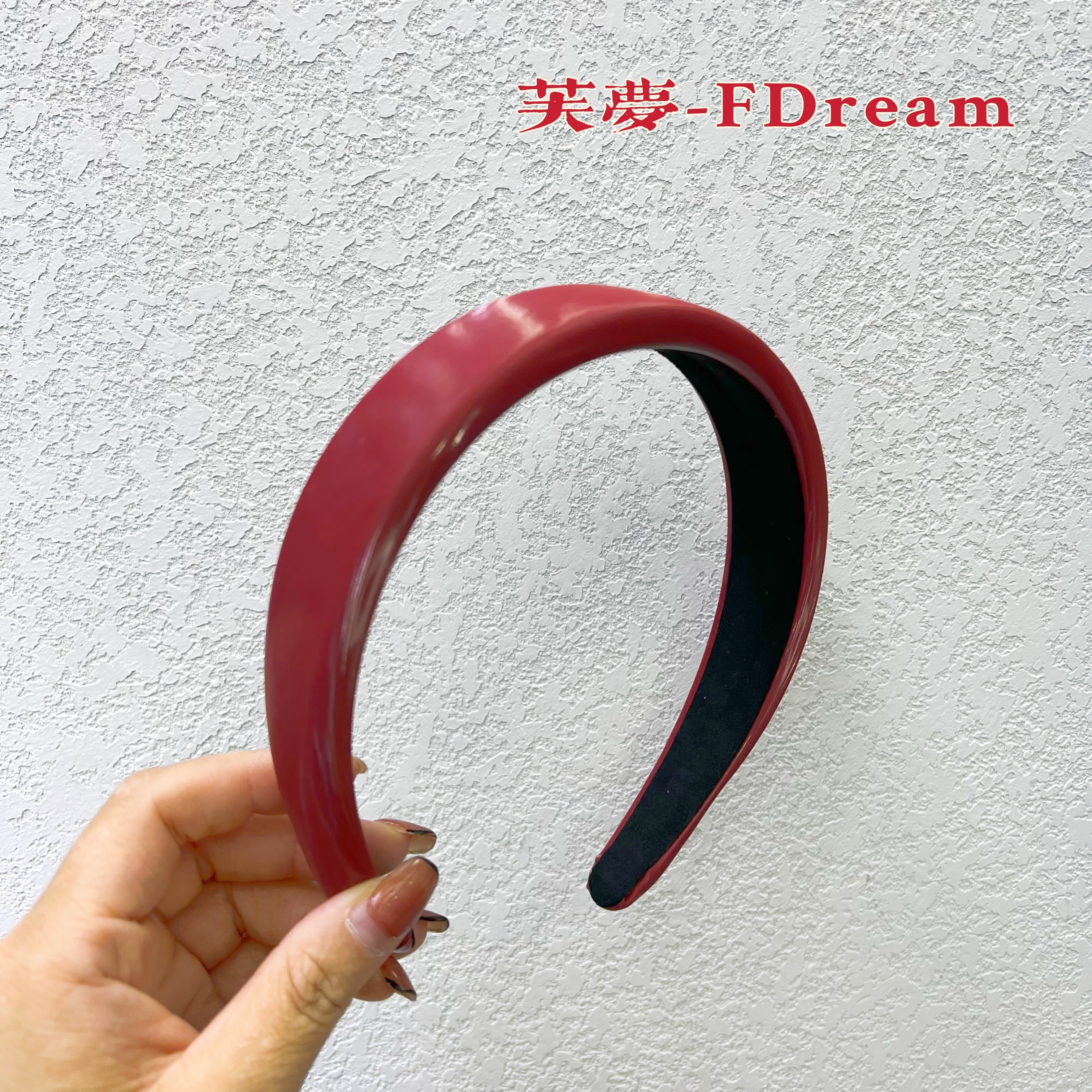 New Year's Bow Large Hair Band Cute Five Fu Hair Accessories Hair Rope Plus Label Head Circle Happiness, Peace And Health Five Fu In Place