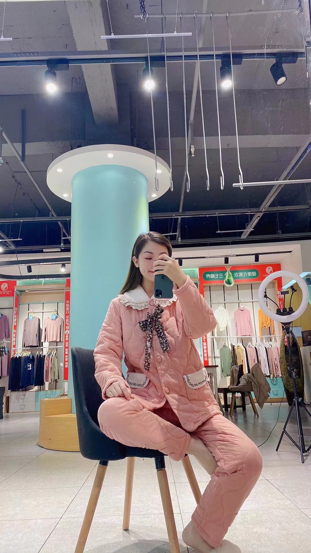 Autumn And Winter Series Of New Home Clothing Set Pajamas Pajama Pants Are Size Loose Casual Comfortable Fun Pajamas 16 details Picture