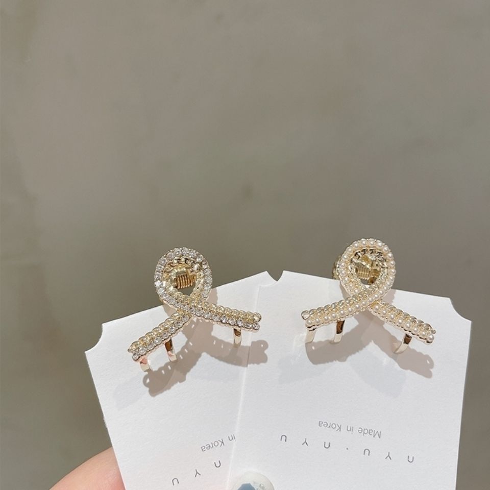 Small Clip Headdress Side Clip Female Summer Internet Celebrity New Bangs Clip Small Grab Clip Shark Clip Clip Hairpin Side Clip details Picture