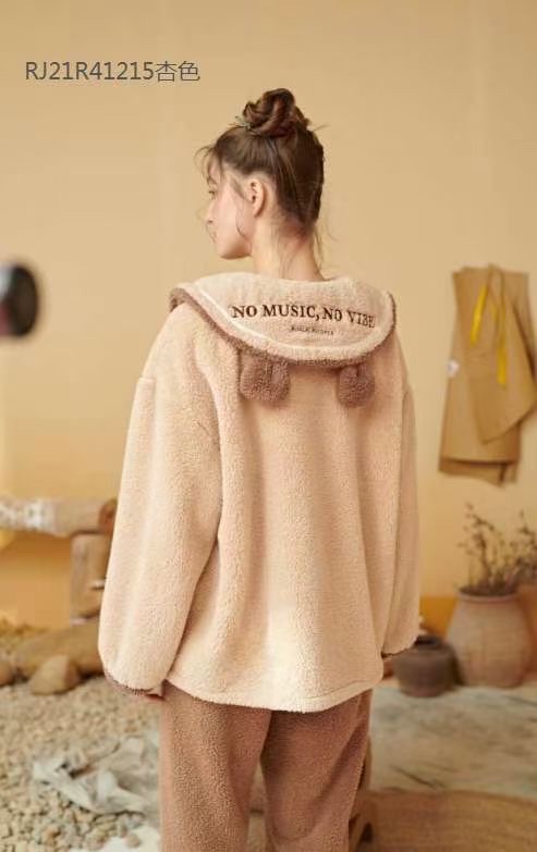 Autumn And Winter Series Of New Home Clothing Set Pajamas Pajama Pants Are Size Loose Casual Comfortable Fun Pajamas 27 Specification drawing