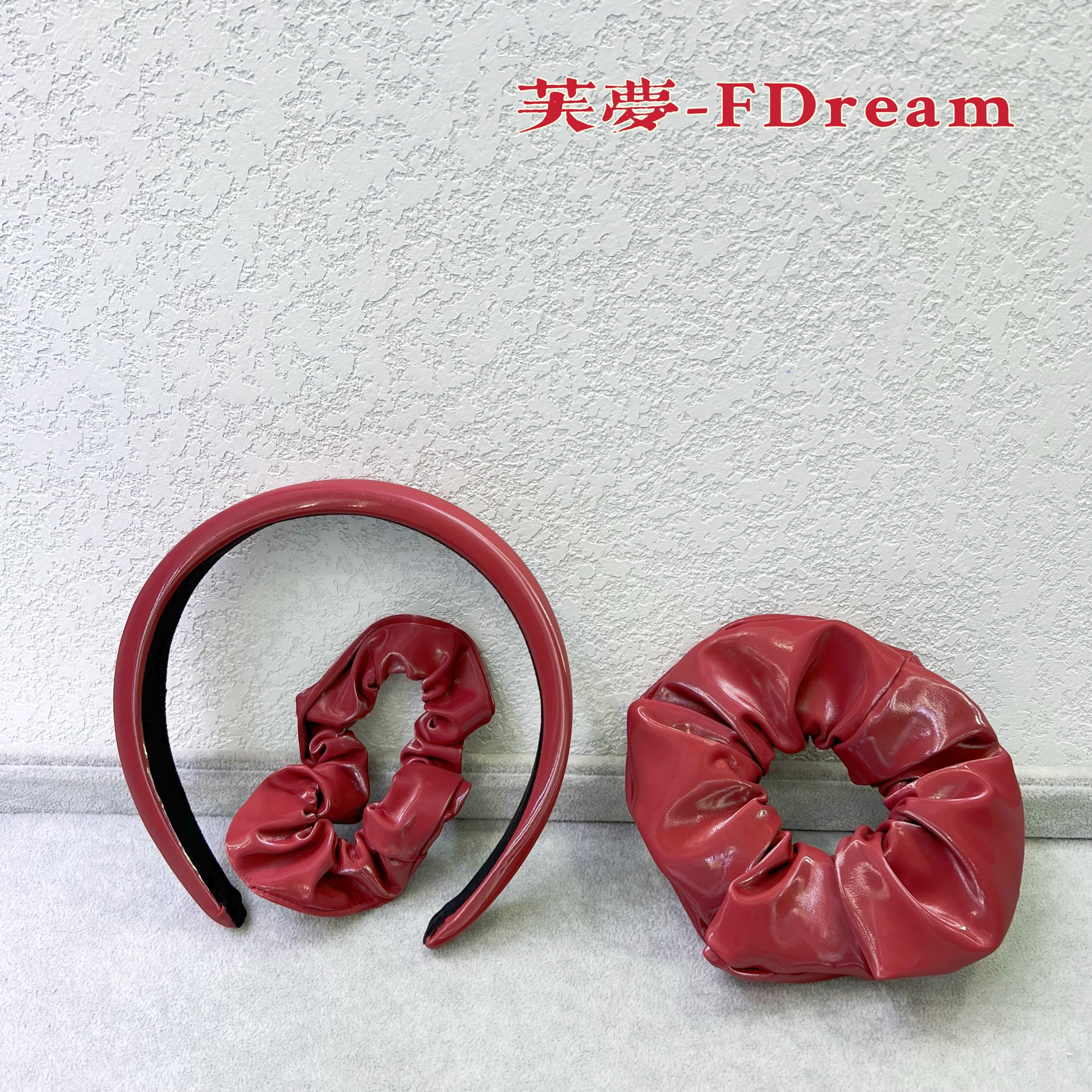 New Year's Bow Large Hair Band Cute Five Fu Hair Accessories Hair Rope Plus Label Head Circle Happiness, Peace And Health Five Fu In Place Application Scenario