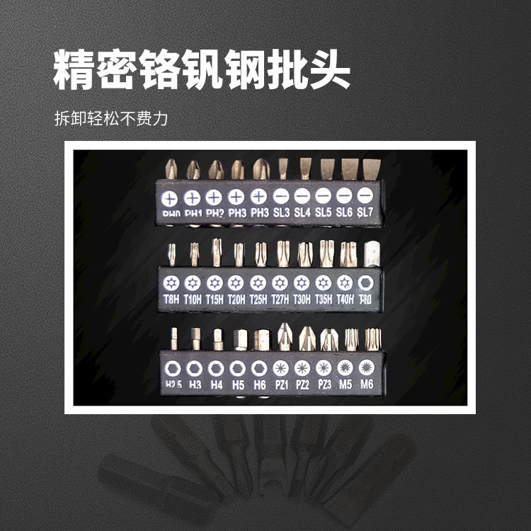 77 In 1 Ratchet Expansion Screwdriver Set Batch Head Socket Ratchet Wrench Screwdriver Tool Factory Straight details Picture