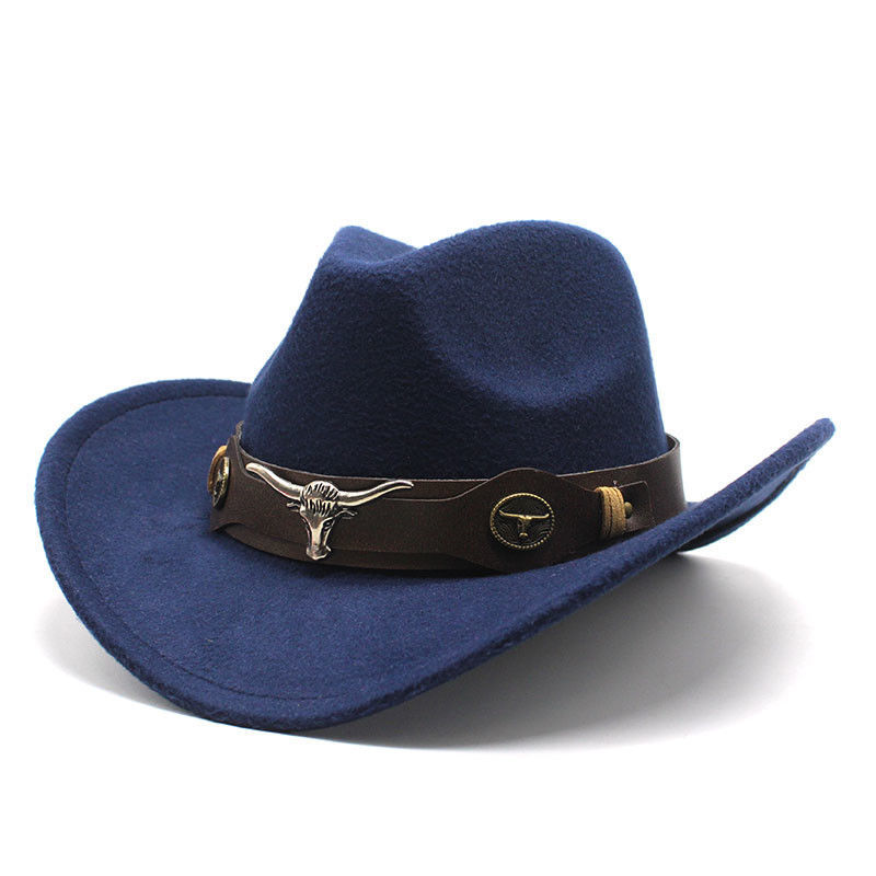 Western cowboy hat Metal cow hat thumbnail