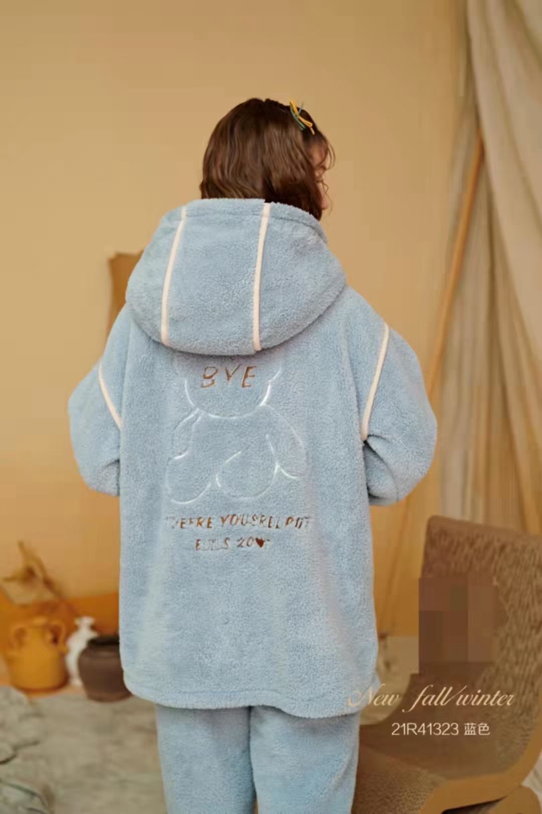 Autumn And Winter Series New Home Dress Set Pajamas Pajama Pants Are Size Loose Casual Comfortable Fun Pajamas 30