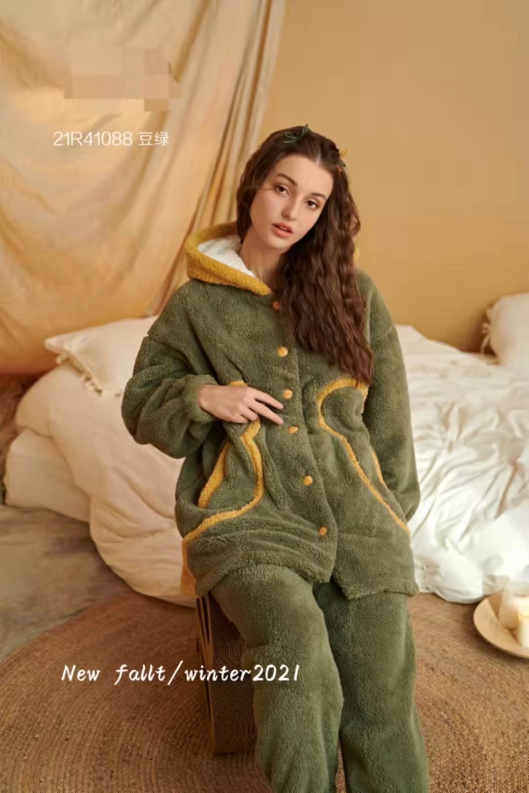 Autumn And Winter Series New Home Dress Set Pajamas Pajama Pants Are Size Loose Casual Comfortable Fun Pajamas 29