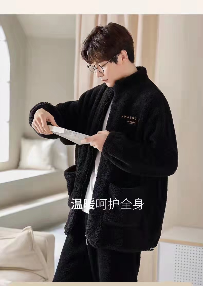 New Autumn And Winter Style With Fleece Thickening Warm Home Clothing Sex Underwear Sex Pajamas 2 Specification drawing