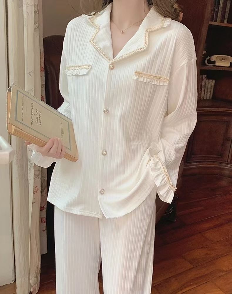 New Autumn And Winter Style With Fleece Thickening Warm Home Clothing Fun Underwear Fun Pajamas
