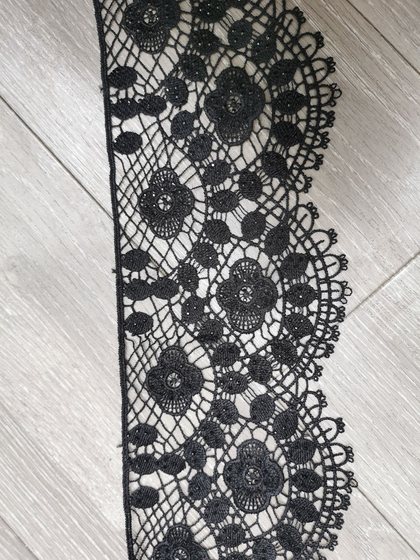Water Soluble Embroidery Lace Embroidery Specification drawing