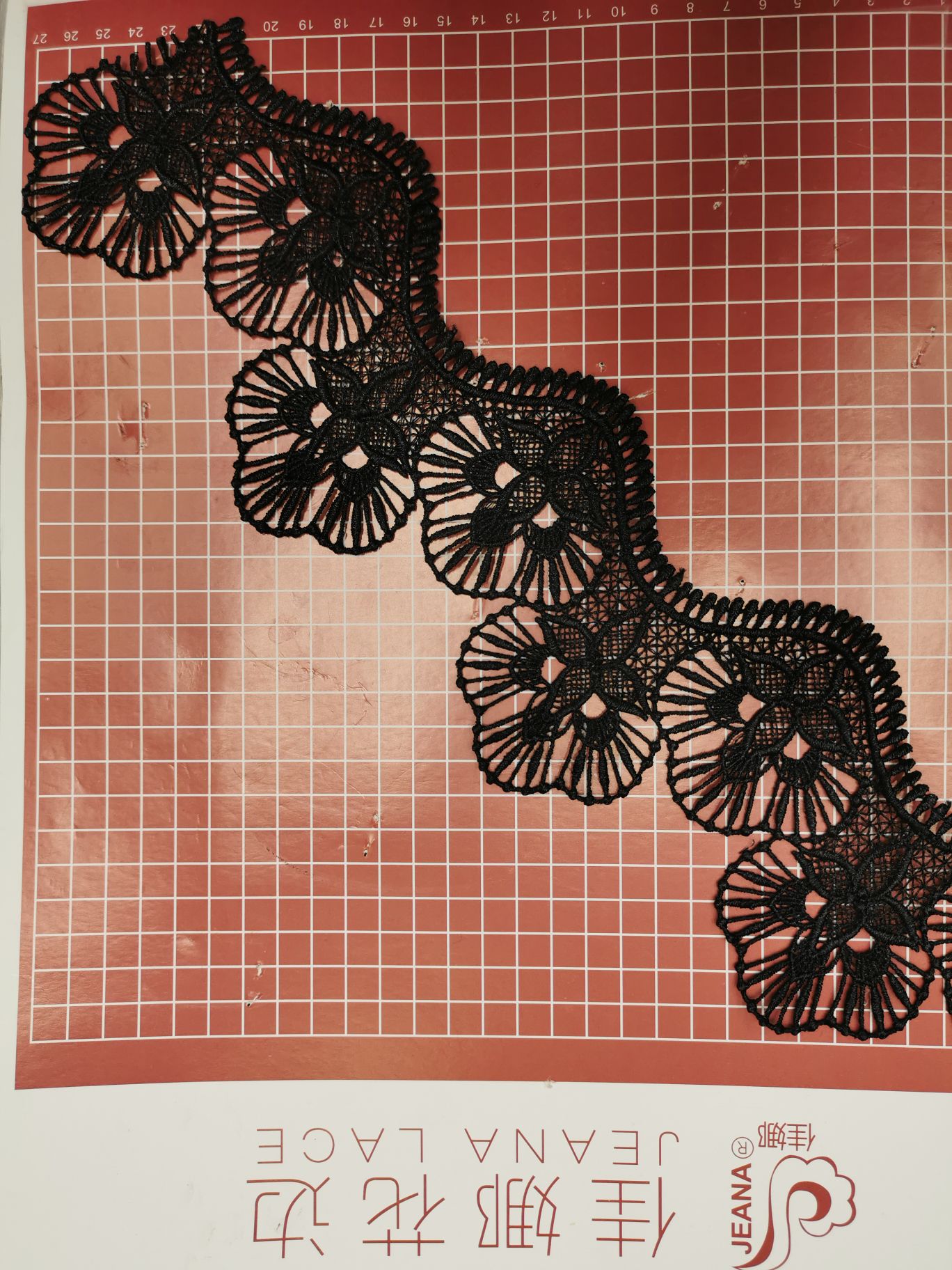 Water Soluble Embroidery Lace Embroidery Specification drawing