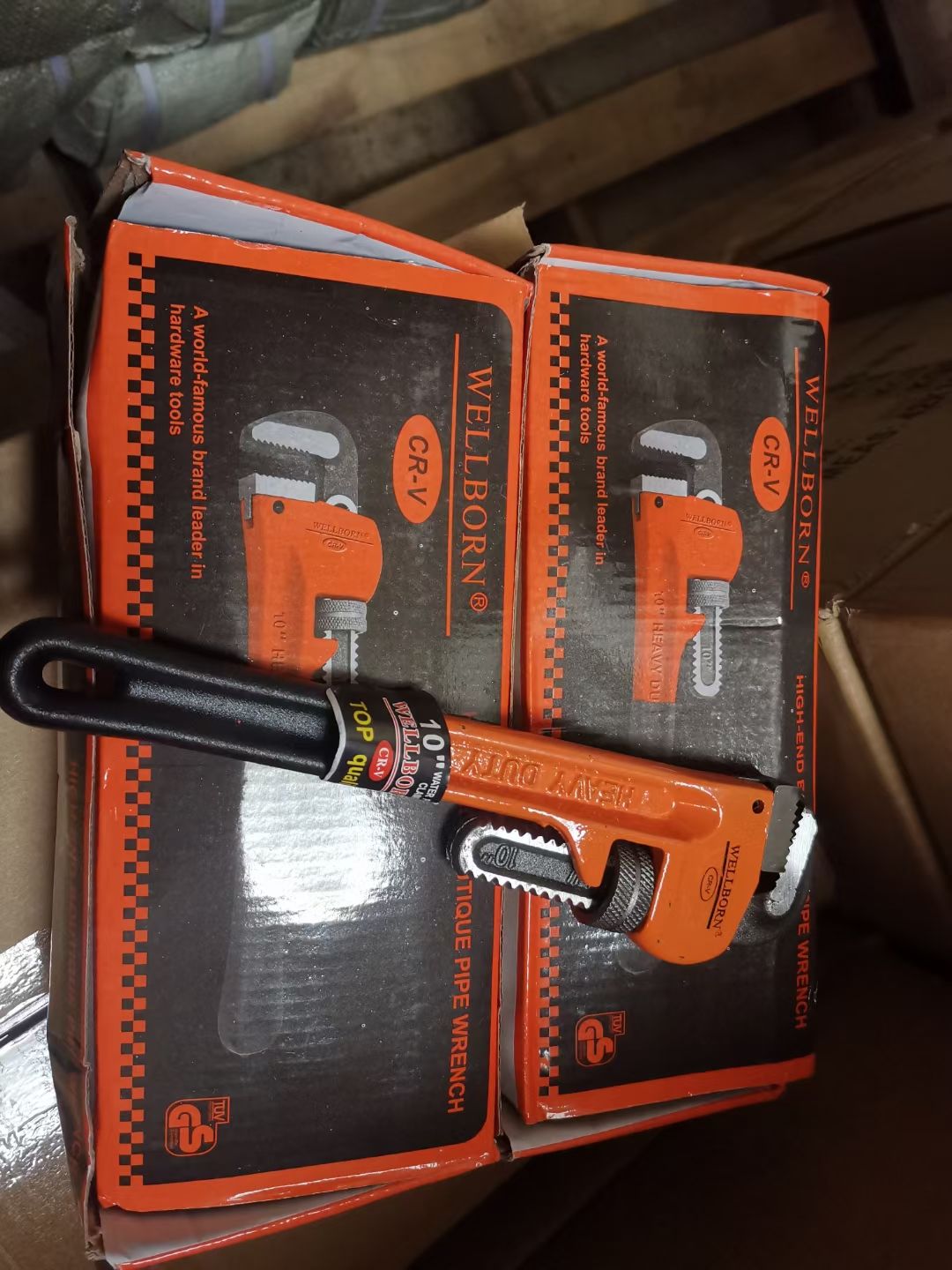 Hardware Tools Manual Pipe Clamp Factory Price Direct Manual Pipe Clamp Multi-Size Customization Specification drawing