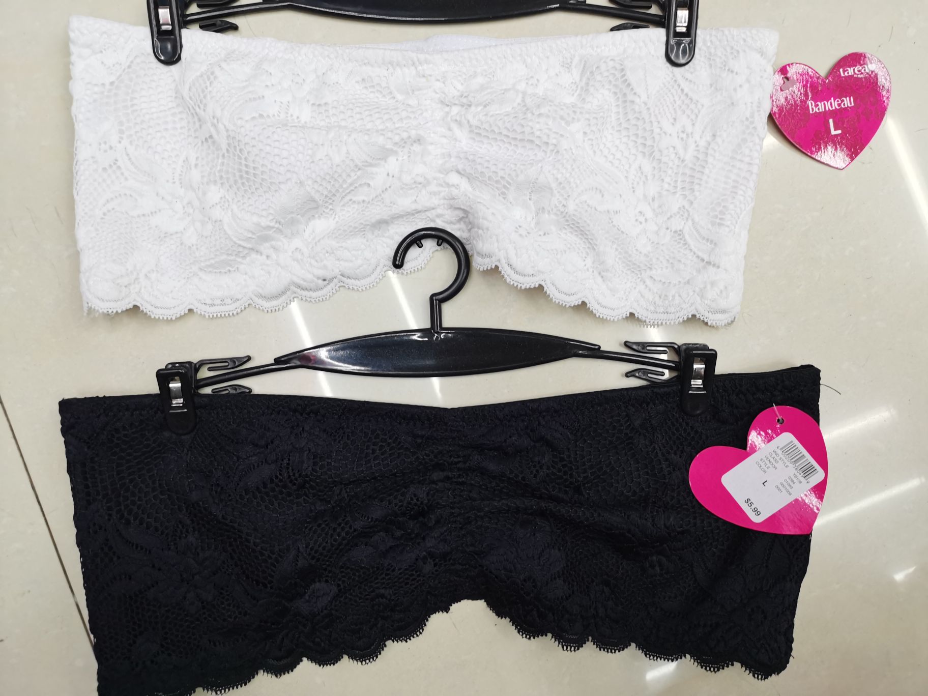Cotton Lace Anti-Falling Chest Wrap 5 Sizes Of Girls Bra Wipe Item Picture