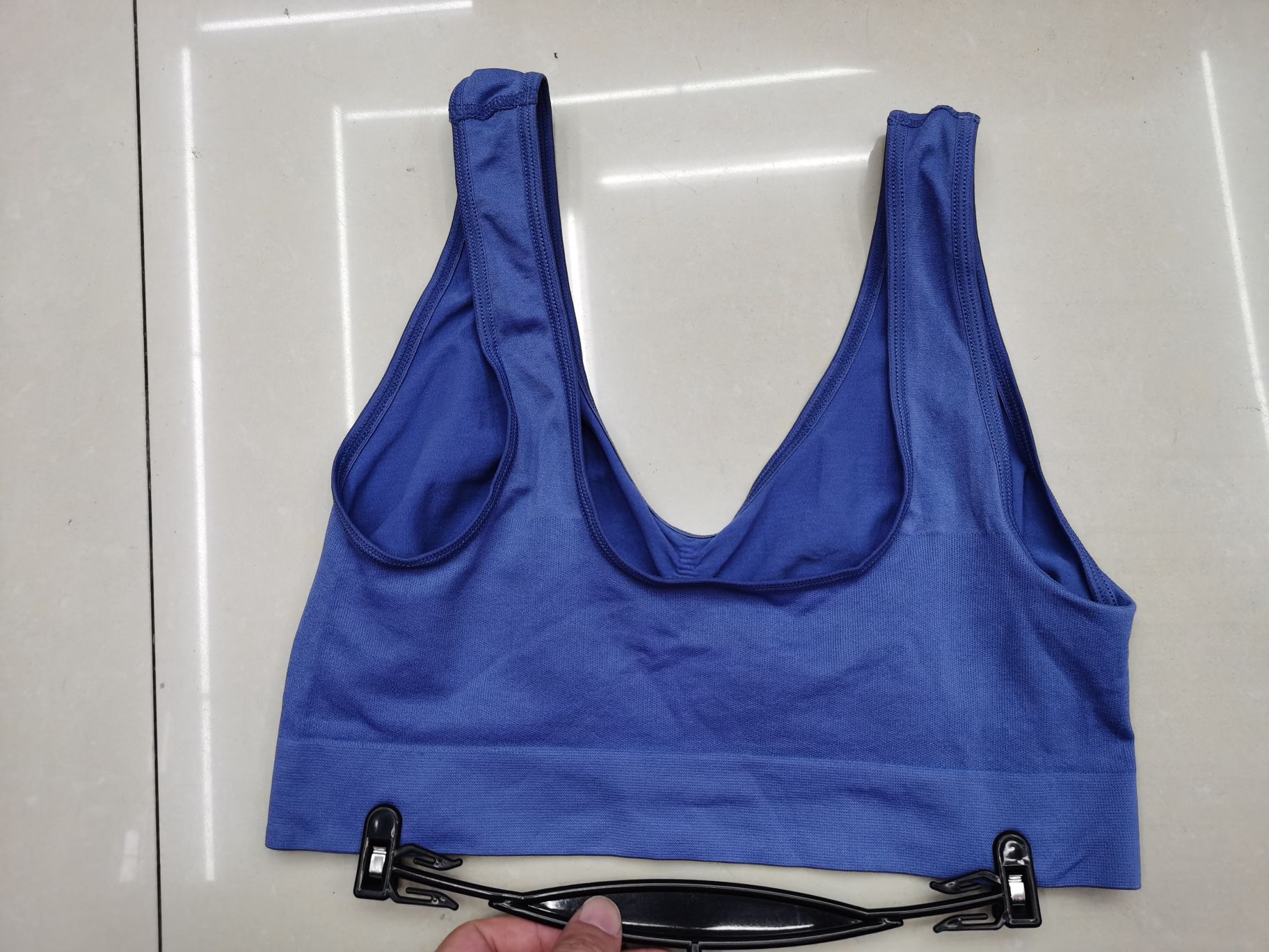 Seamless Nylon Sports Bra Single-Layer Bra Foreign Trade Bra Item Picture