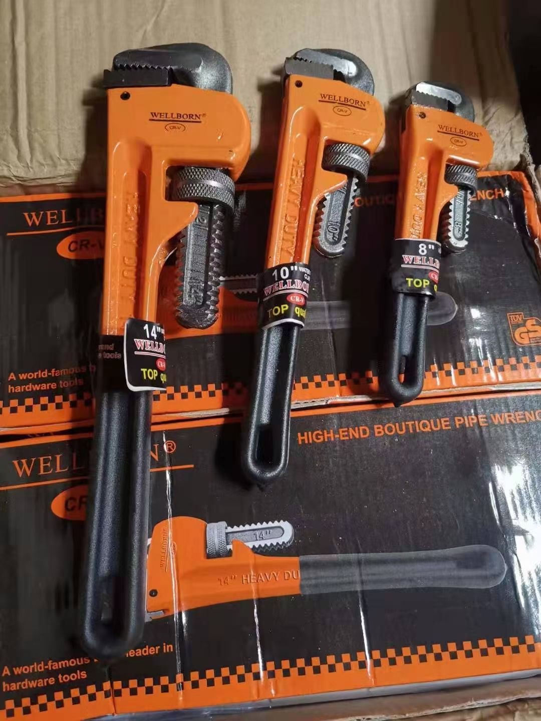 Hardware Tools Manual Pipe Clamp Factory Price Direct Manual Pipe Clamp Multi-Size Customization details Picture