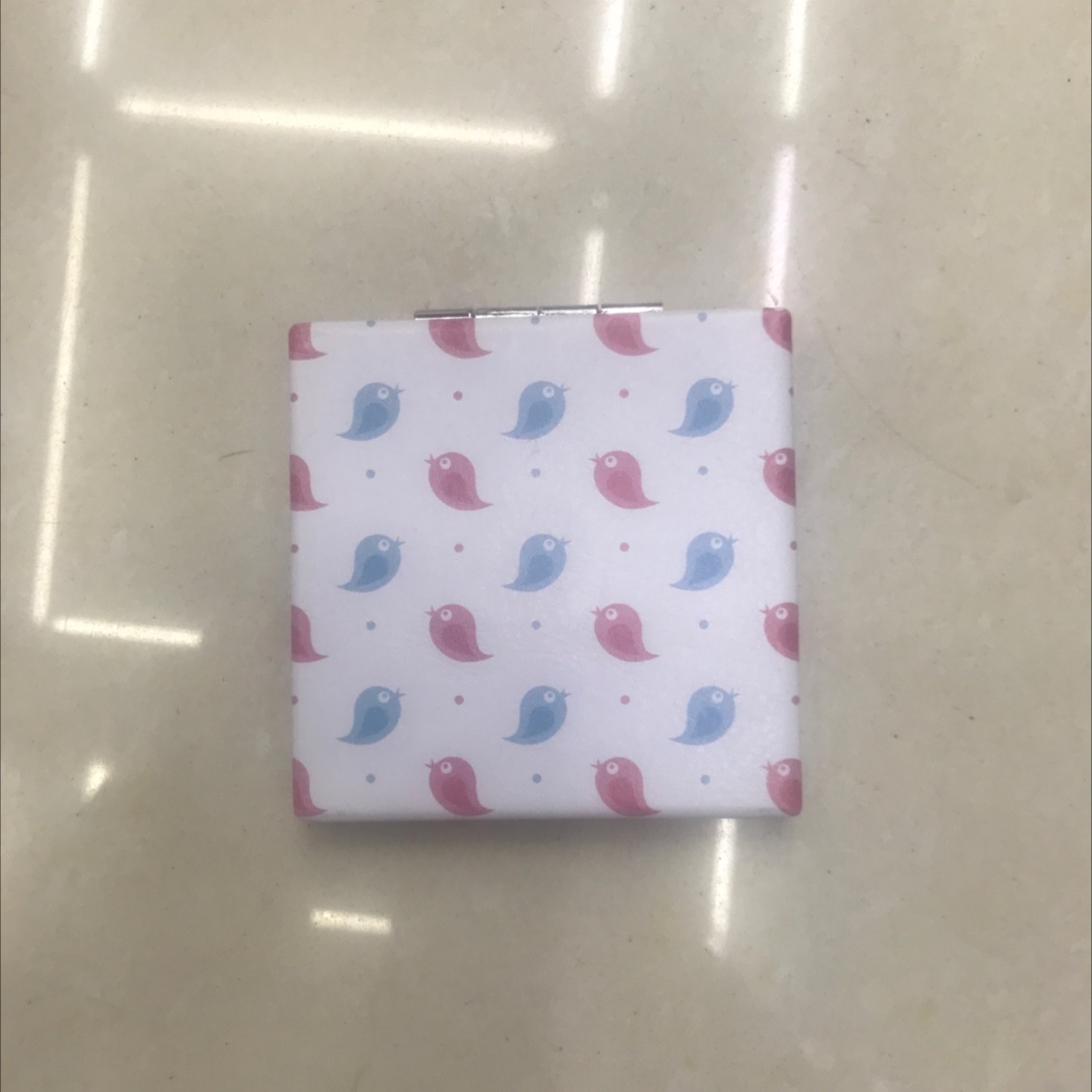 Pu Leather Small Mirror