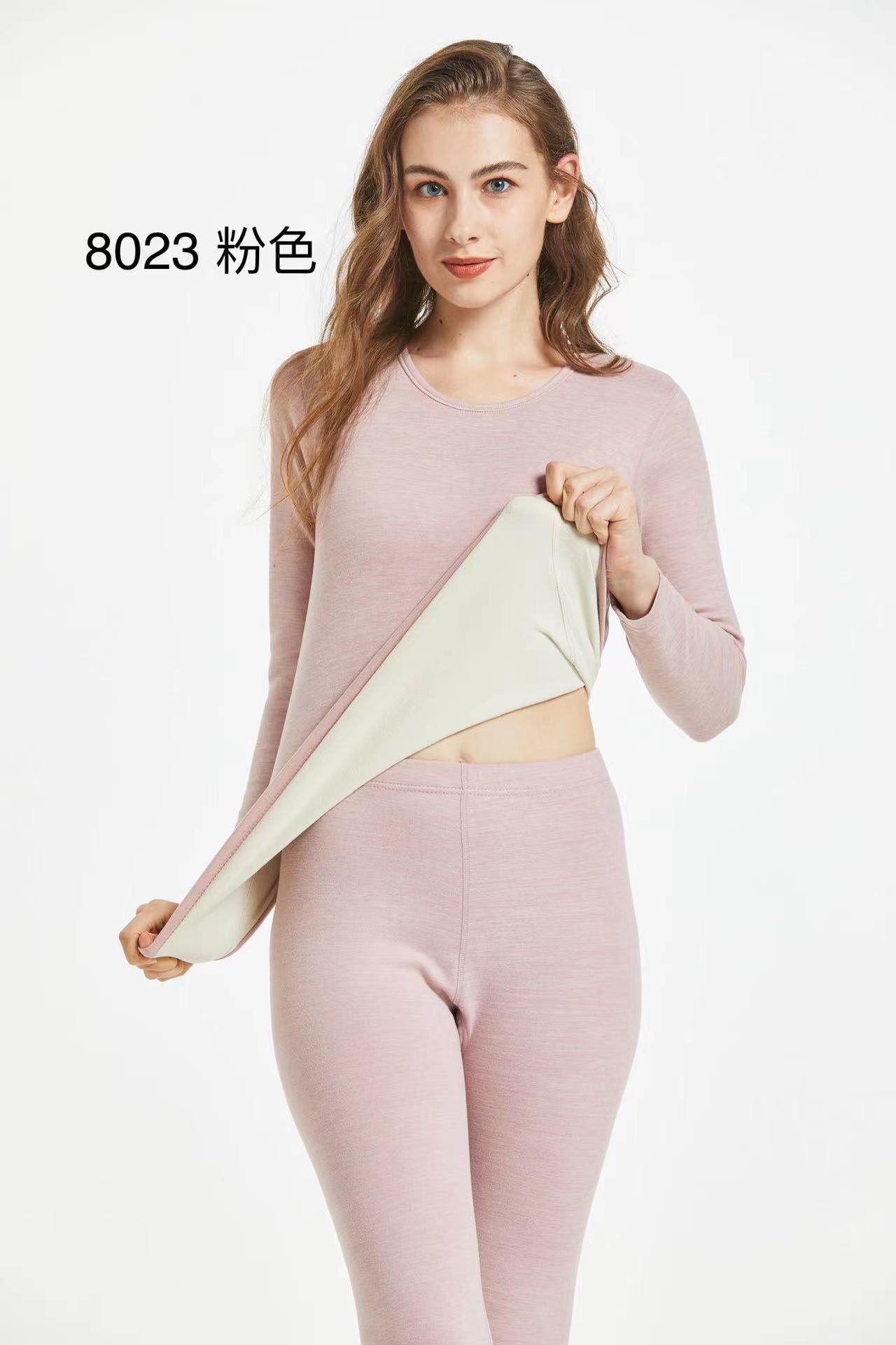 Fleece Warm Underwear Set Youth Long Johns Warm Top De Fleece Warm Pants Bottoms Specification drawing