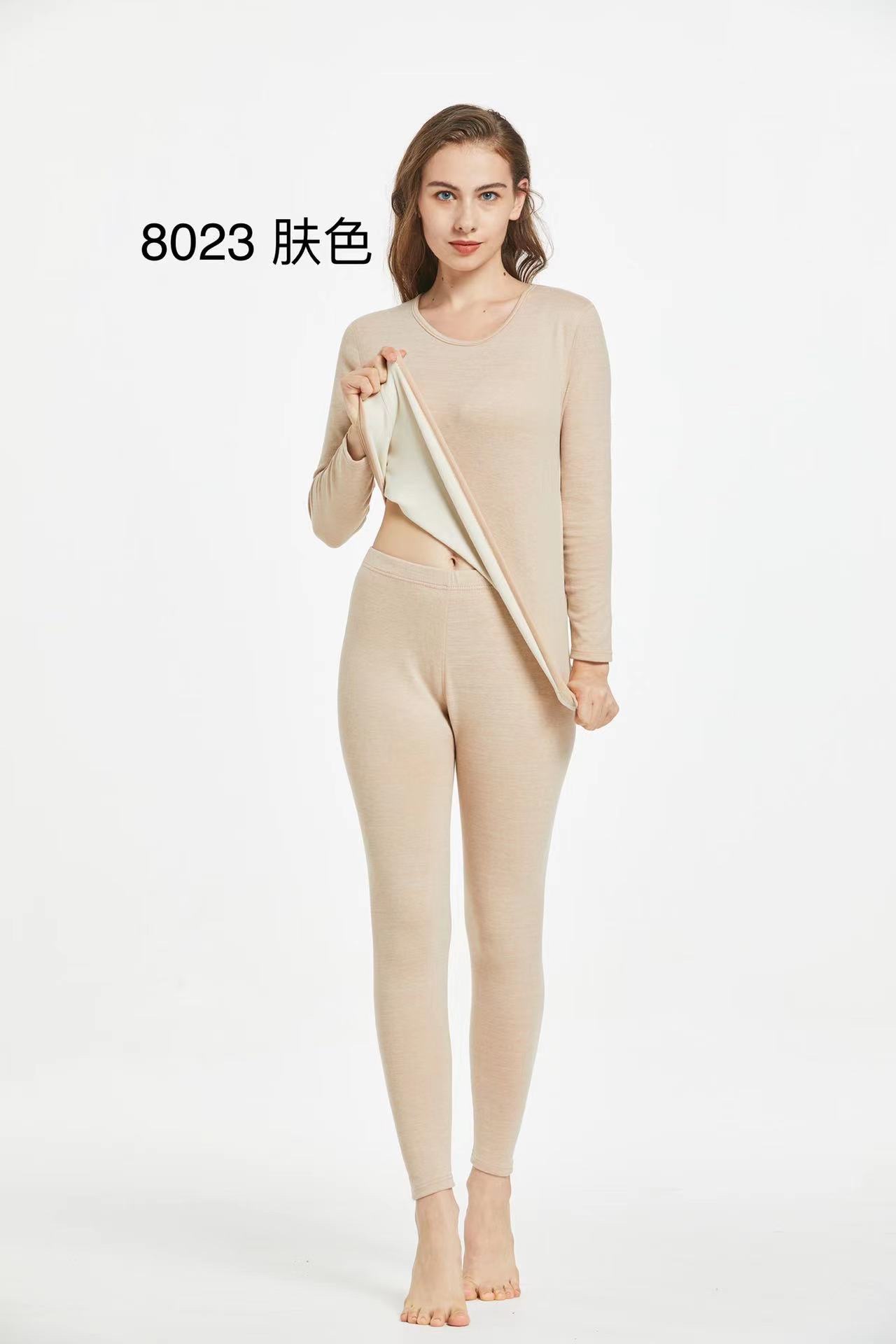 Fleece Warm Underwear Set Youth Long Johns Warm Top De Fleece Warm Pants Bottoms