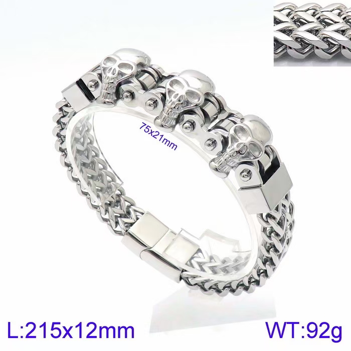 Exquisite simple accessories series stainless steel I cast bracelet