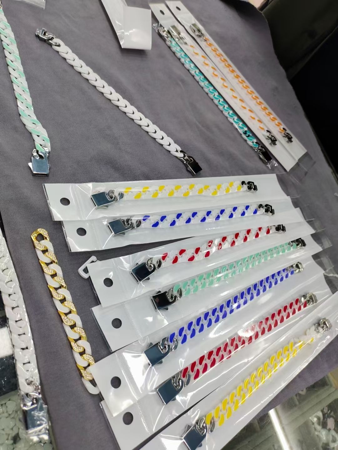 Personality Simple Explosive Recommended Accessories Stainless Steel Cast Ceramic Bracelet Specification drawing