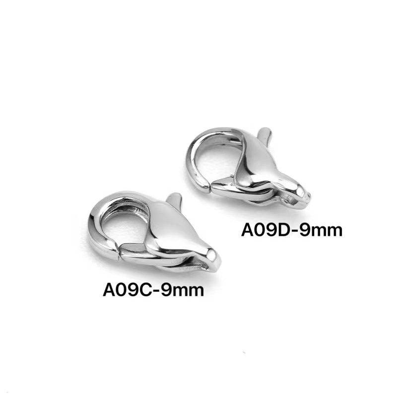 Exquisite simple accessories series stainless steel lobster buckle, stainless steel ring DAY details Picture