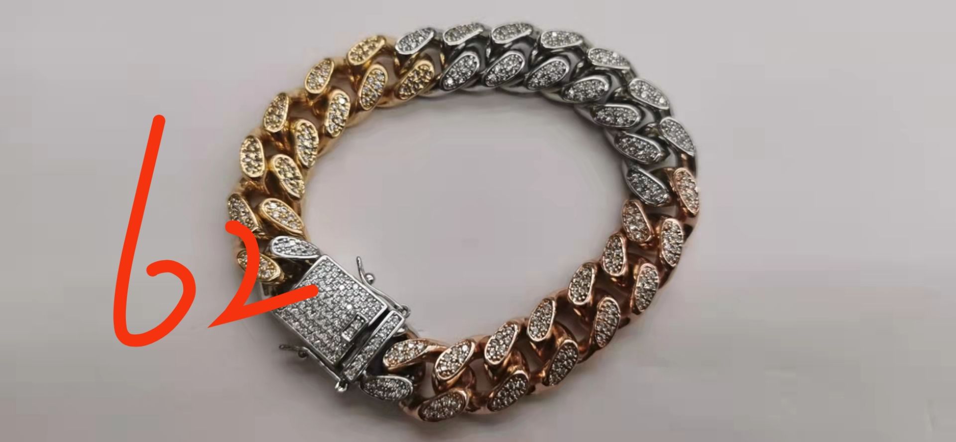 Stainless steel magnet buckle stainless steel cast bracelet