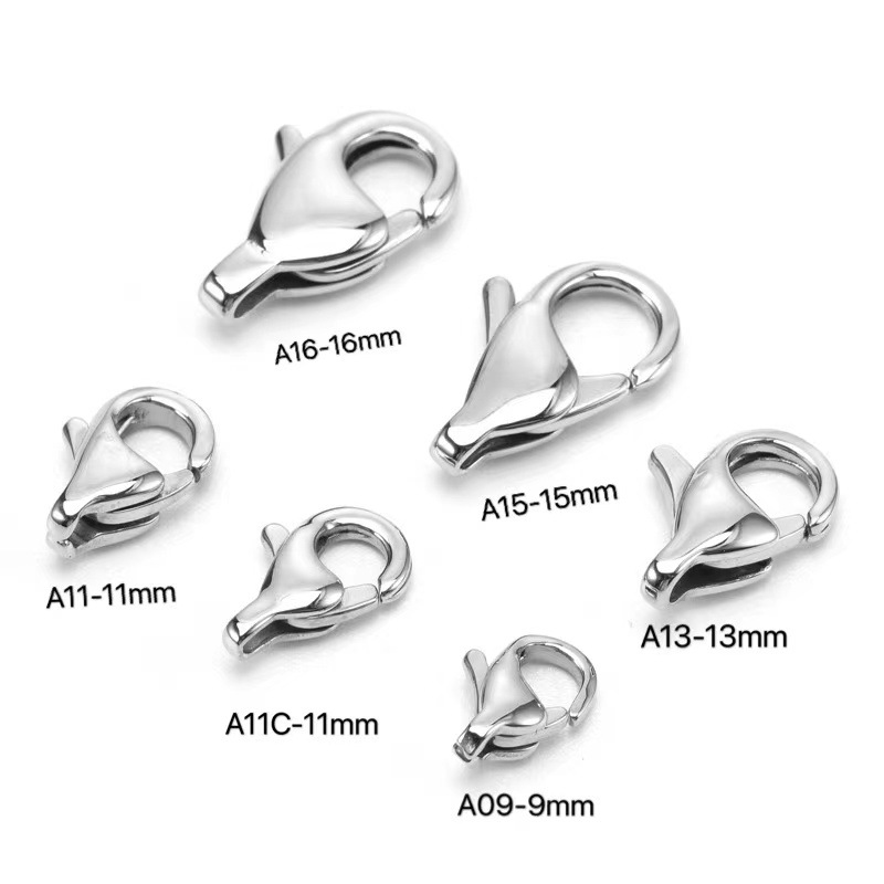 Exquisite simple accessories series stainless steel lobster buckle, stainless steel ring DAY Application Scenario