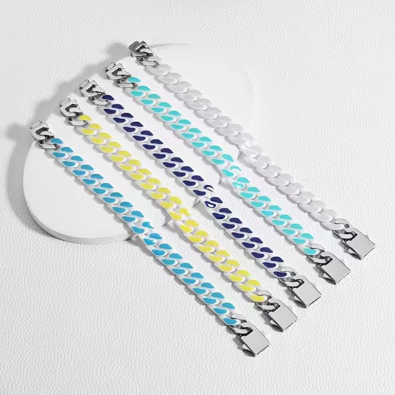 Personality Simple Explosive Recommended Accessories Stainless Steel Cast Ceramic Bracelet