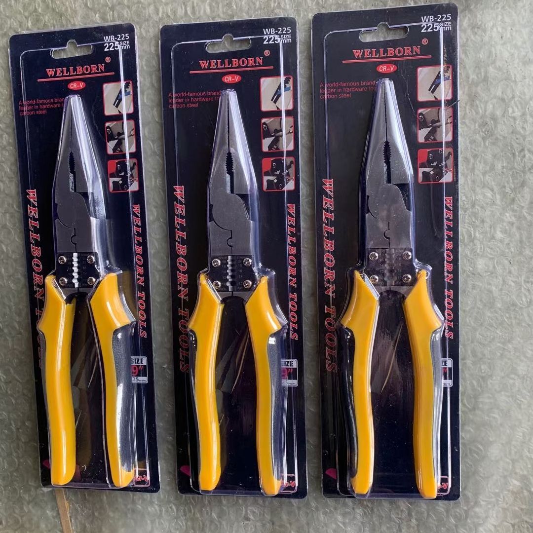 Heavy-duty multifunctional pliers with sharp nose thumbnail