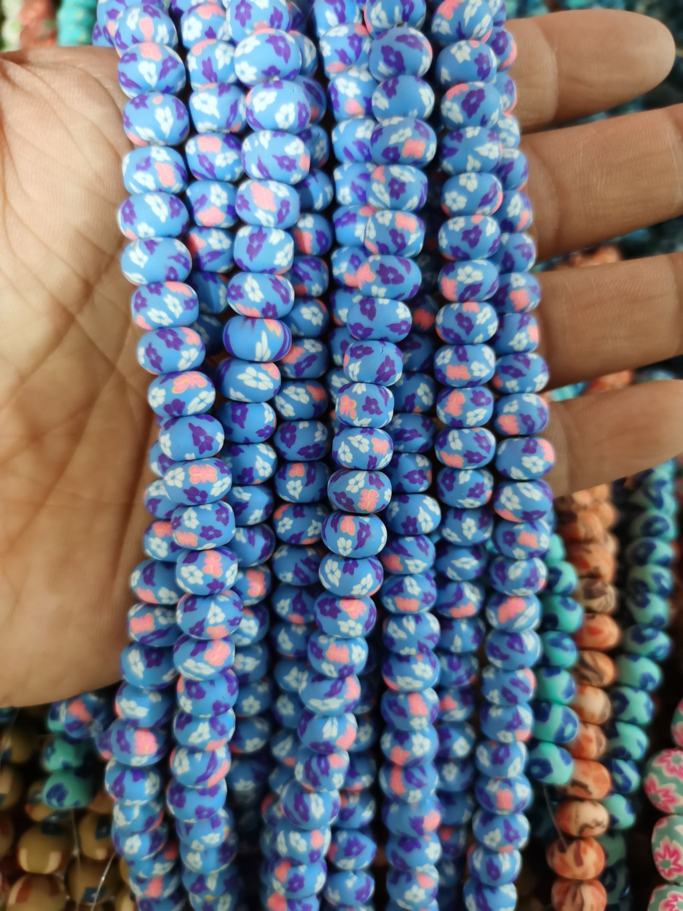 软陶耳环软陶珠子软陶切片产品图