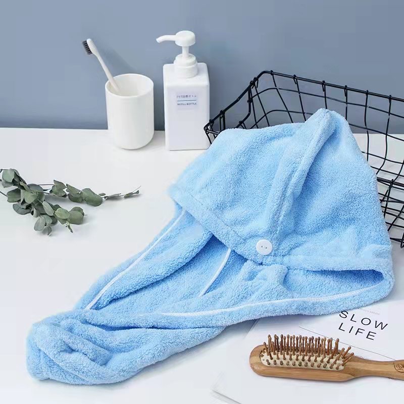 Dry Hair Hat, Dry Hair Artifact, Quick Drying Fabric, Water Absorption 300G Coral Velvet Fabric