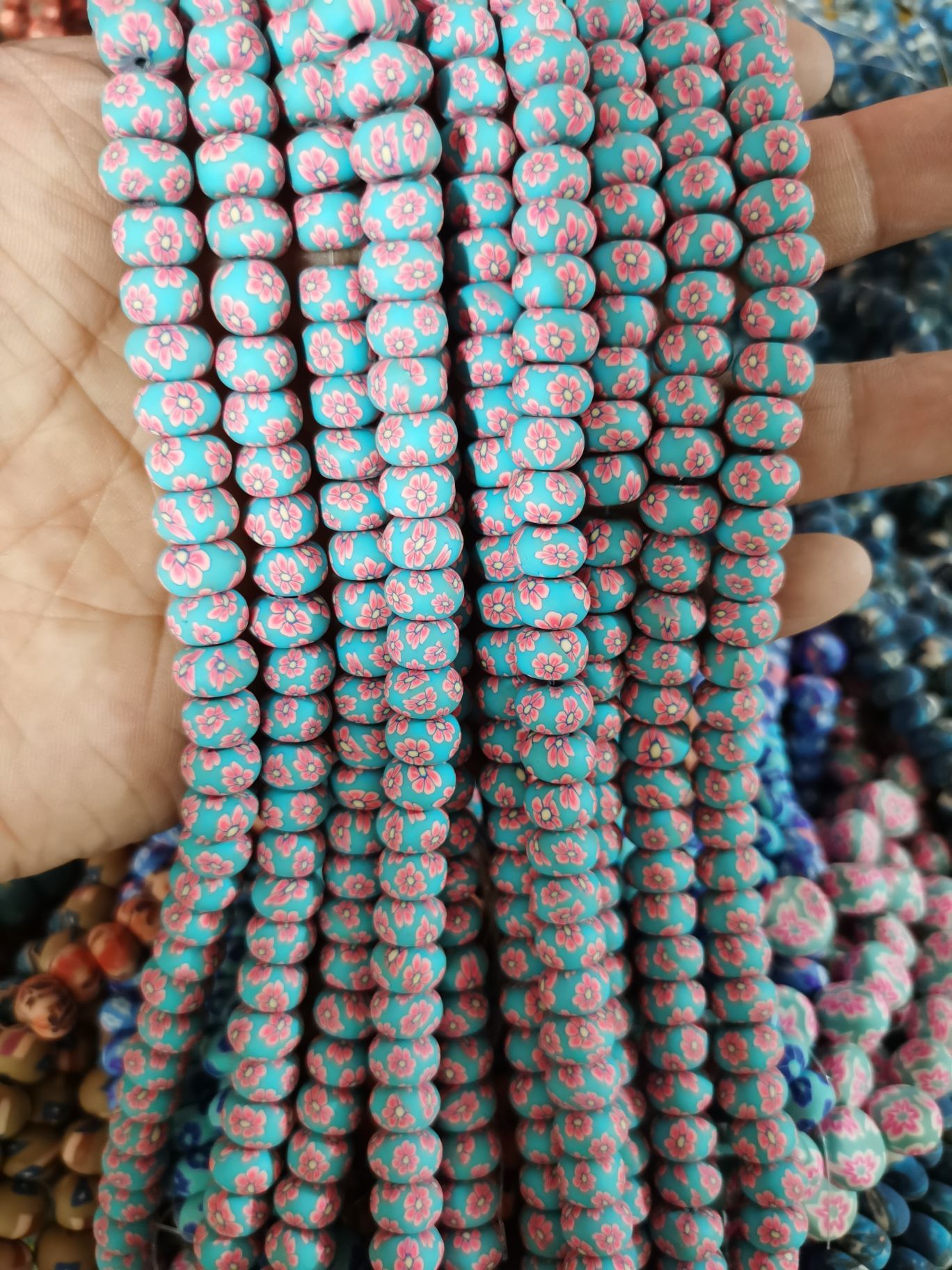 软陶珠子软陶花软陶片