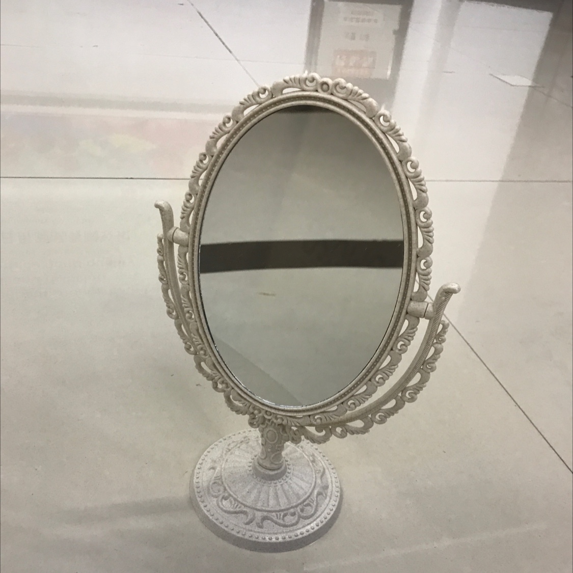 Double-Sided Table Mirror