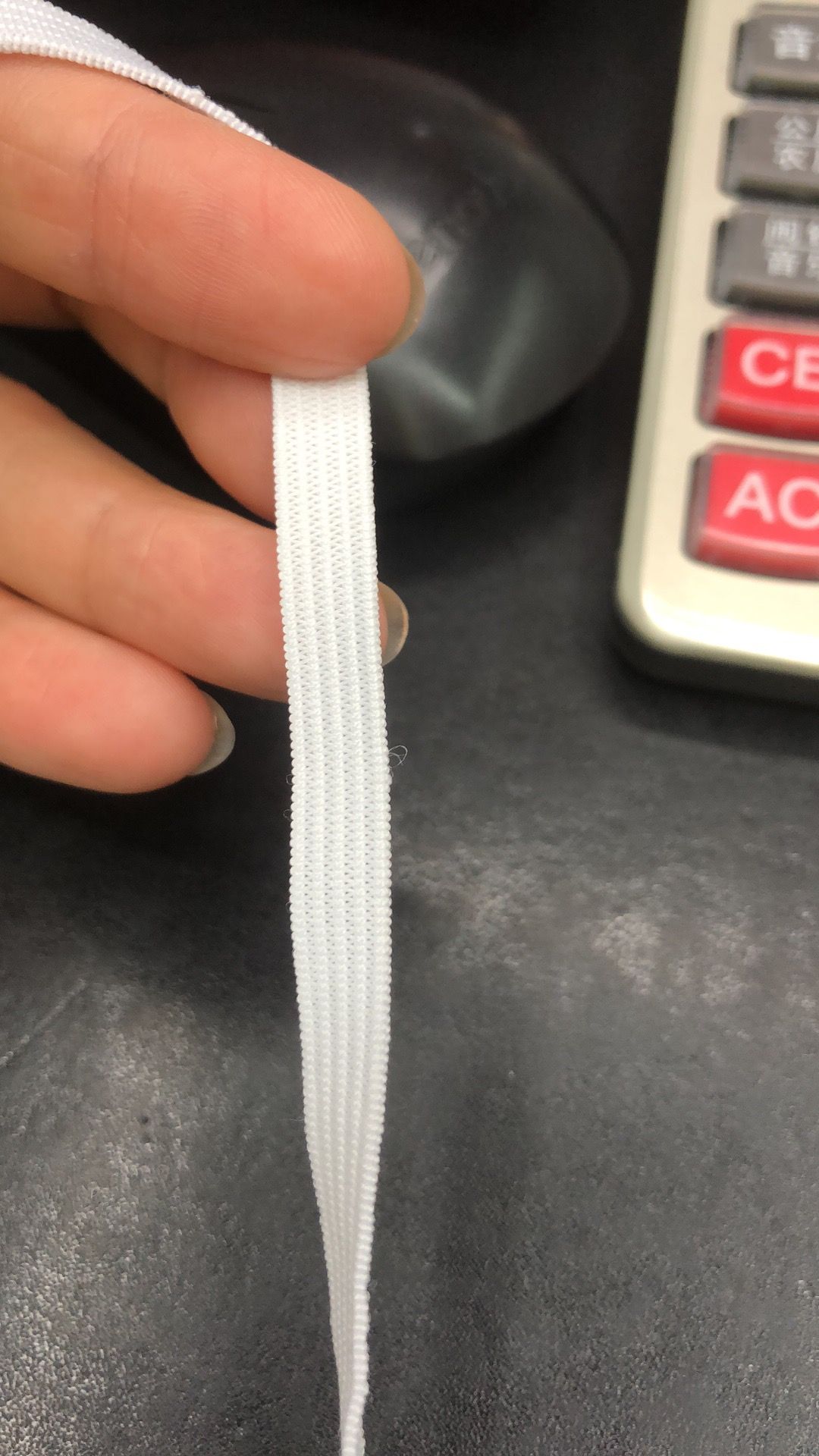 0.8Cm White Elastic details Picture
