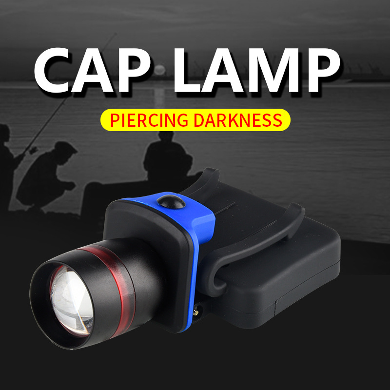Outdoor new focus cap light strong long-range fishing led camping hunting bike cap cap light cap headlight
