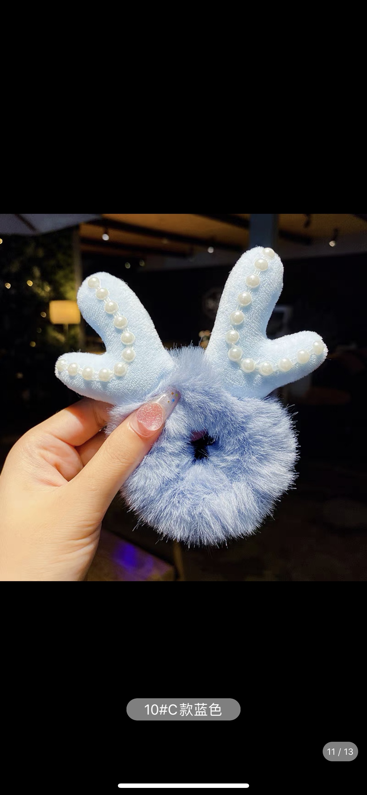 Girls And Children Hairpin Antlers Specification drawing