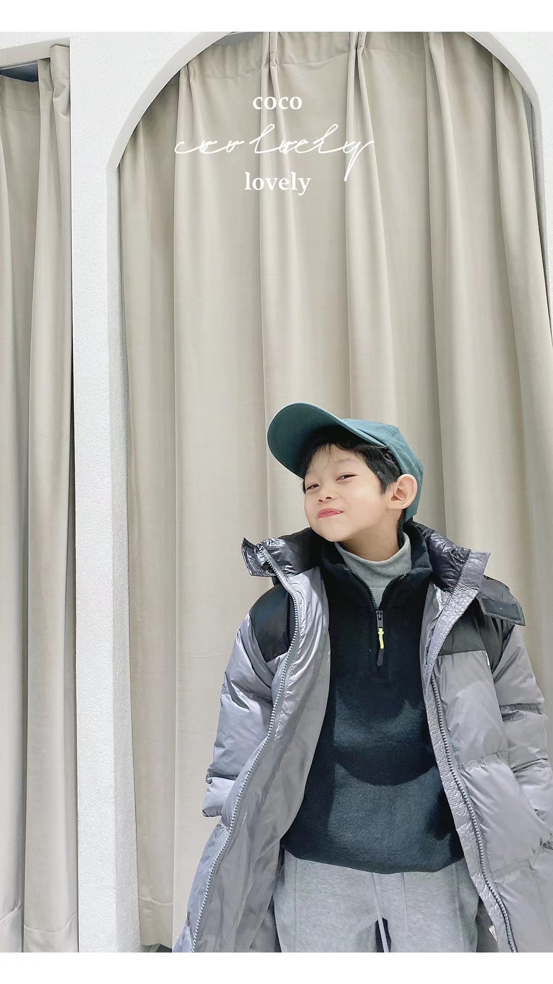 Autumn And Winter Korean New Boys And Girls Warm Coat Casual Sports Coat Cold Clothing Down Jacket Padded Jacket Padded Jacket Thickened 5 Specification drawing