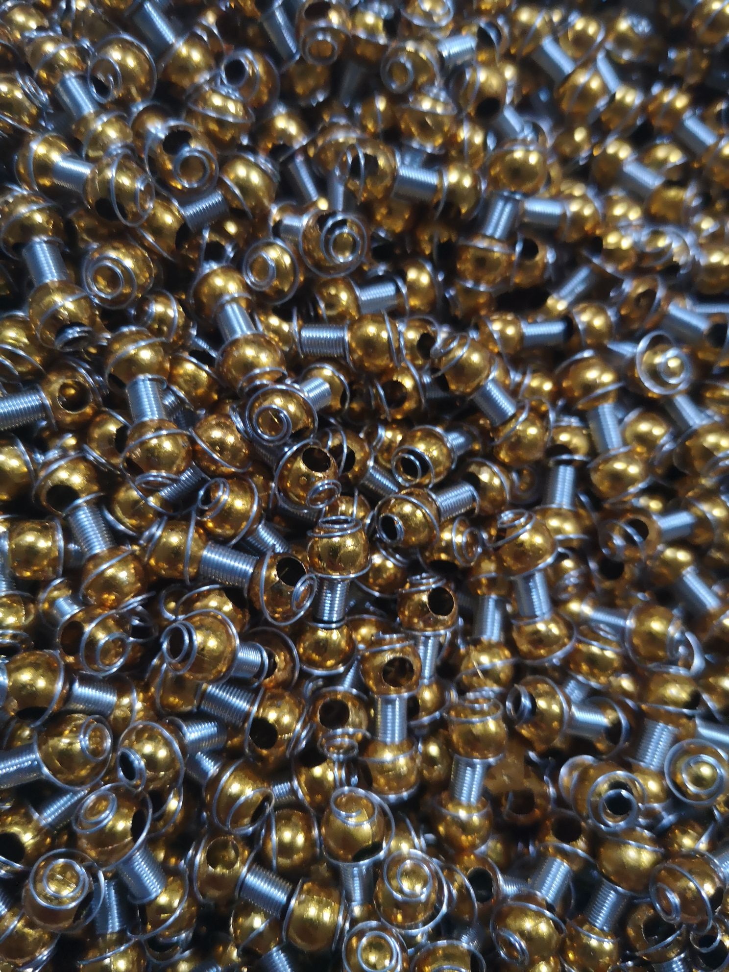 Middle East Best-Selling Eco-Friendly Silver Colorful Plastic Beadholder Specification drawing