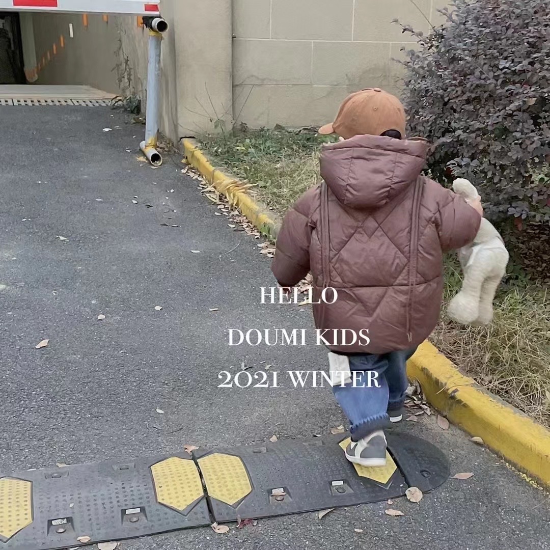 Autumn And Winter Korean Version Of The New Boys And Girls Warm Coat Casual Sports Coat Cold Clothing Down Jacket Padded Jacket Padded Jacket Thicker Specification drawing