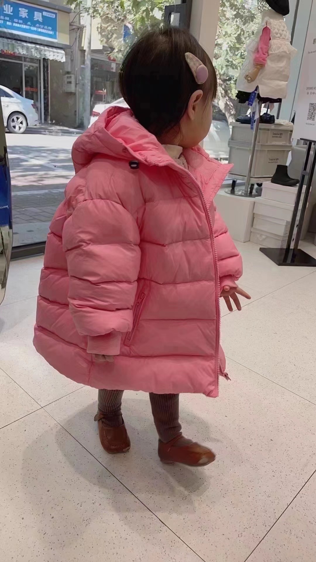 Autumn And Winter Korean New Boys And Girls Warm Coat Casual Sports Coat Cold Clothing Down Jacket Padded Jacket Padded Jacket Thickened 9 details Picture