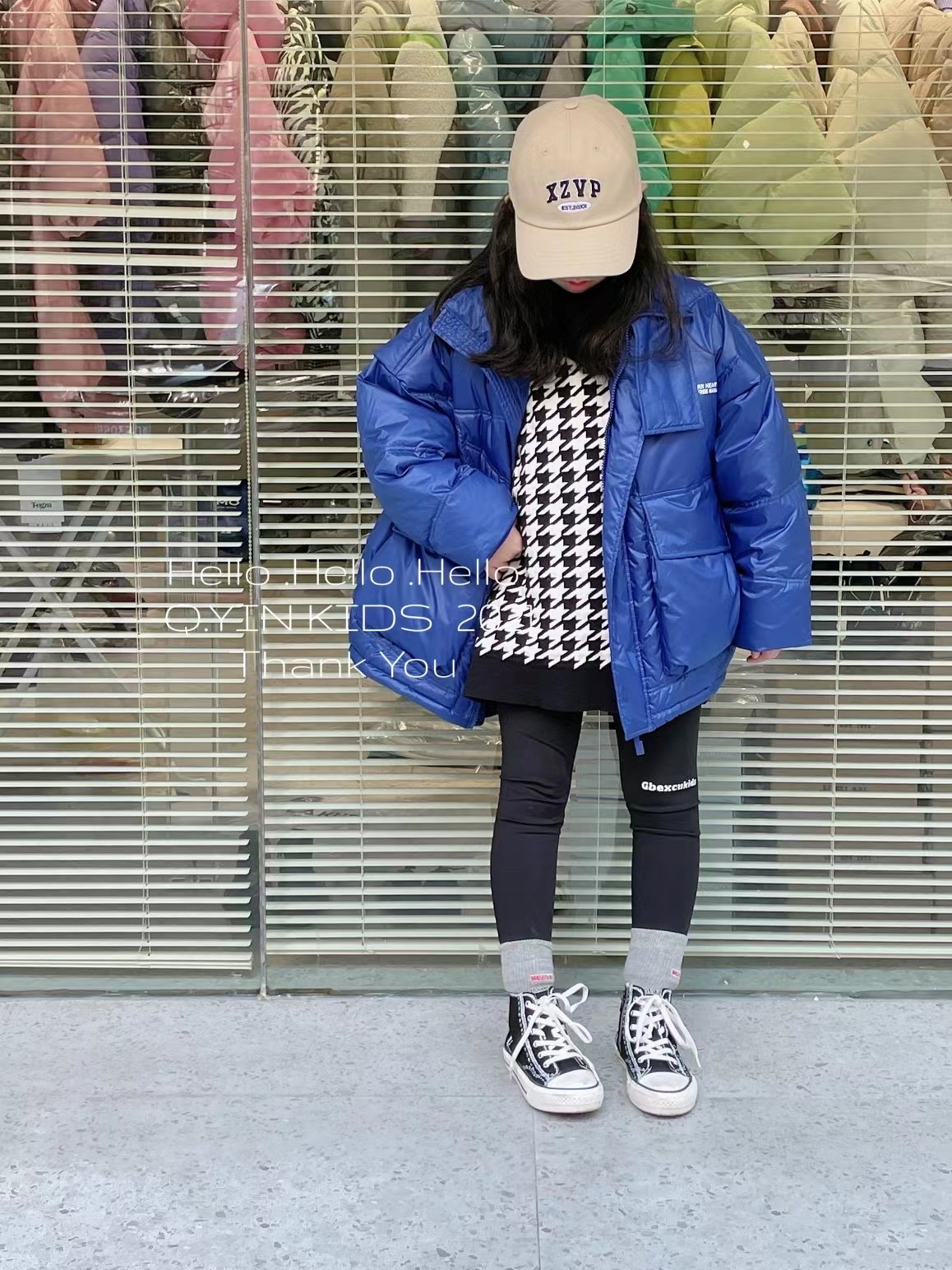 Autumn And Winter Korean Version Of The New Boys And Girls Warm Coat Casual Sports Coat Cold Clothing Down Jacket Padded Jacket Padded Jacket Thickened 3 details Picture