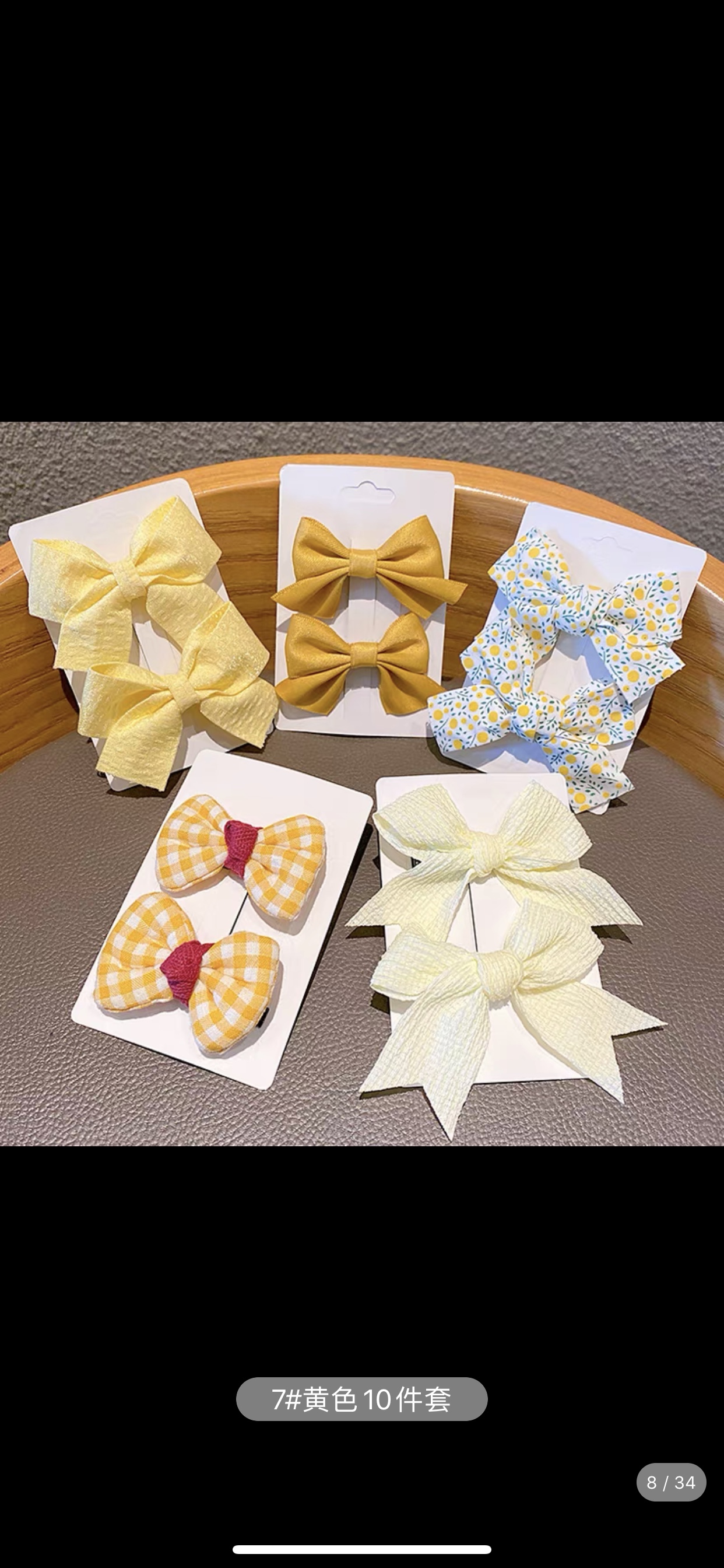 Hairpin Set Bow Tie For Girls And Children details Picture