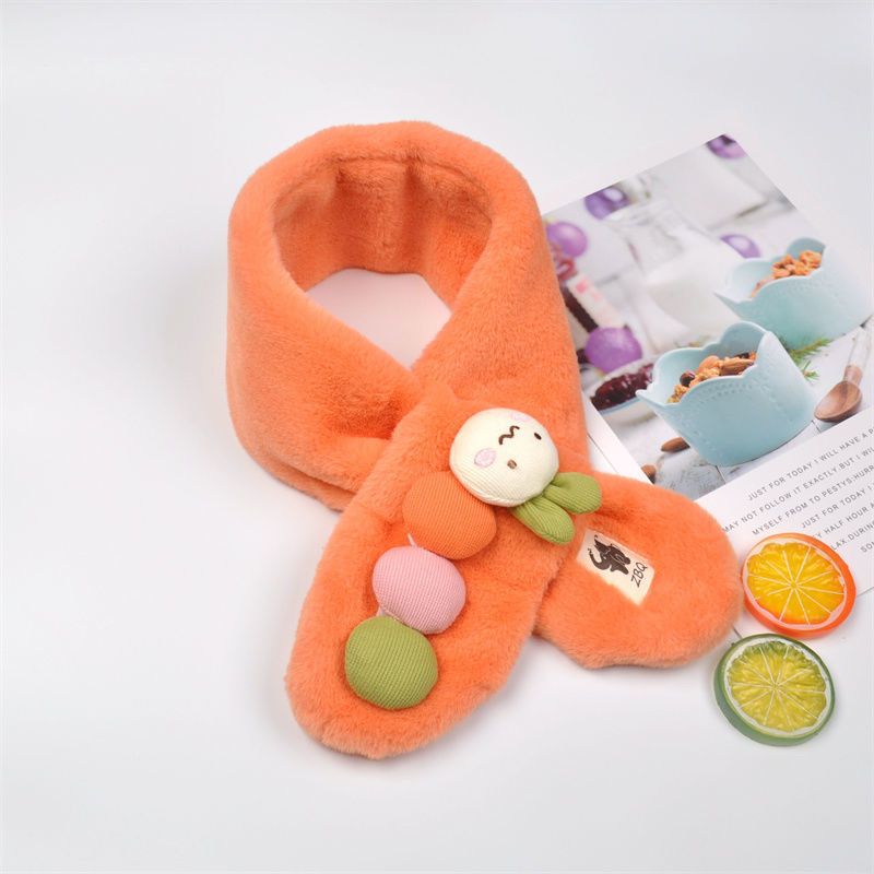 Children's Scarf Autumn And Winter Warm Baby Plush Neck Korean Version Of Girls And Boys Baby Soft Caterpillar Series