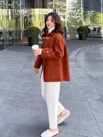 New wool coat coat fashion trend casual classic 2 colors